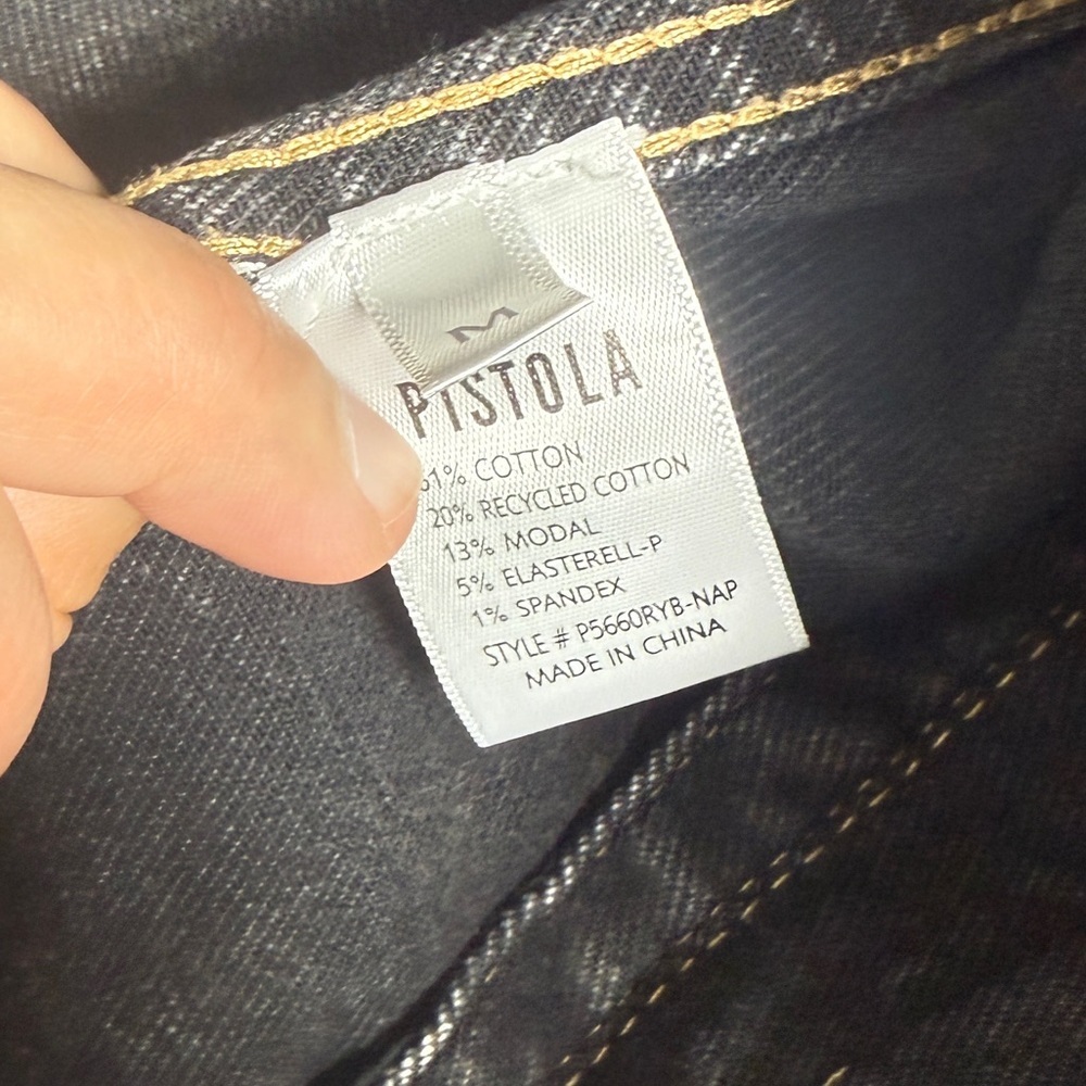 PISTOLA Hayden Raglan Sleeve Jacket Nightcap Acid Denim - Picture 11 of 15